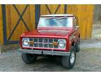 1971 Ford Bronco Sport Maroon