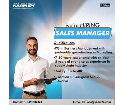 Sales and marketing jobs in delhi is a Full Time Marketer in Advertising &amp; Marketing Job at Kaam 24 in Delhi DL