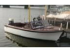 Restored 1960 Thompson Runabout Wood Boat 18 Foot 70 Hp