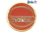 Basketball Full Color Metal Trading Lapel Award Pin 7/8" New