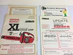 Vintage ('84) Homelite XL Chain Saw, Owners Manual &