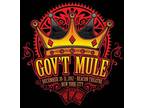 (2) 7th Row Gov't Mule seats for Friday 9-26-14 -