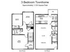 $800 / 3br - 1130ft² - 3 Bedroom Townhome - Available April 10th!