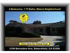 9658;4 Bedrooms, 1.75 Baths, Mature Neighborhood◄ (Bakersfield Virtual