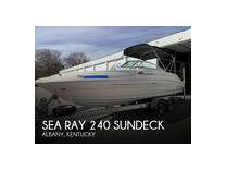 2008 sea ray 240 sundeck boat for sale