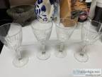 Set of ( ) Wine Glasses ( Crystal)