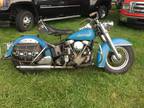 1951 Harley Davidson EL Panhead Original Blue Paint