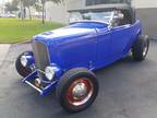 1932 Ford Roadster Blue Convertible