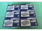 6 Boxes of Stanley Bostitch 5000 Chisel Point Standard
