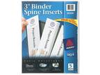 NIP 3" Avery 89109 Binder Spine Inserts x 3 Packs (Total 15
