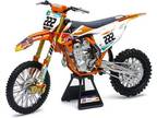New Ray Toys Race Dirt Bike Replica 49673 Orange 1:6 Scale
