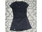 Adidas Black on Black Pattern Tennis Dress ¾ zip With