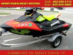 Red/Black 2020 Sea-Doo Spark Trixx -3up-Low Hours-1
