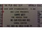 $150!! FLOOR TICKETS!! for KANYE WEST - YEEZUS TOUR - Fri Nov 1sT