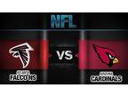 2 tickets to Falcons vs Cardinals Nov 30, sec 123 row 22