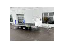 2022 aluma 8616/13 aluminum snowmobile trailer