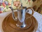 French Antique Vintage Hotel Silver Coffee Server with