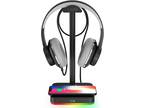 RGB Headphone Stand with Wireless Charger KAFRI Desk Gaming