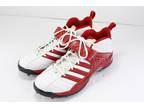 Adidas Pro Intimidate Red and White Football Cleats Size 16