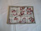 Snowman and Penguines Mug Rug-Placemat-Candle