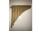 Professional Pan Flute (Lupaca?) 20 Pipes from Peru-Item in