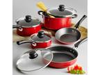9 Piece Non-Stick Cookware Set Pots & Pan Home Kitchen