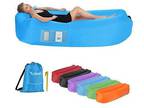 Inflatable Lounger Air Sofa: Waterproof Beach Travel Outdoor