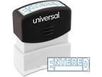 Universal 10052 Message Stamp, ENTERED, Pre-Inked One-Color