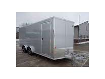 2022 ez-hauler 7.5x18 aluminum enclosed utv trailer
