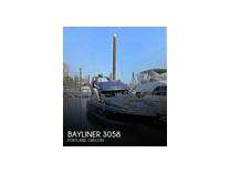 1991 bayliner 3058 command bridge boat for sale