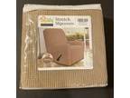 Easy-Going 4 Piece Camel Tan Recliner Stretch Slipcover