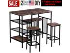 Taupe 1 Table 4 Chairs Dining Table and Chair Set W/3