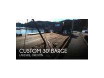 1998 custom 30 barge boat for sale