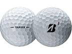 24 Golf Balls - Bridgestone TOUR B X and B XS Mix White - 3A