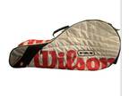 Wilson Thermo Guar Padded Double Tennis Racquet Bag White Red