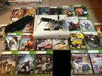 XBOX 360, KINECT, 25 good used games  -