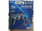 PS3 Wireless Controllers New Owners Kit New Sealed in Box -