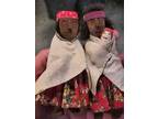 Mexico Tarahumara Indian Carved Dolls -