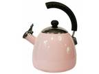 Farberware Luna Whistling Stovetop Tea Kettle Pink