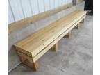 10 FT Long Wooden Bench wood park patio