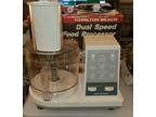 Vintage Hamilton Beach Scovill Dual Speed Food Processor
