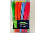 Pen+Gear Smear-Proof Chisel Tip Highlighters Assorted Colors