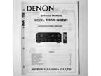 DENON ® Model PMA-980R Integrated Stereo Amplifier Service