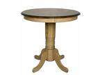 Sunset Trading Brook Round Pub Pedestal Dining Table