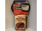 2 Pc Set Microwave Rapid Rice & Rapid Brownie Cooker NEW IN