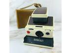 Vtg Polaroid SX-70 Land Camera Model 2 With Flash Brown In