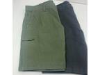 Weatherproof Mens Shorts Size 40 Lot of 2 Gray/Green Flex