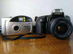 2 Vintage Cameras, Vivitar Big