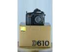 Nikon D610 Fx Camera, As New, Shutter: 344 (Yes, 344) w.