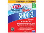 HTH ALL IN ONE Super SHOCK Pool Shock Treatment 1 LB Bag (11